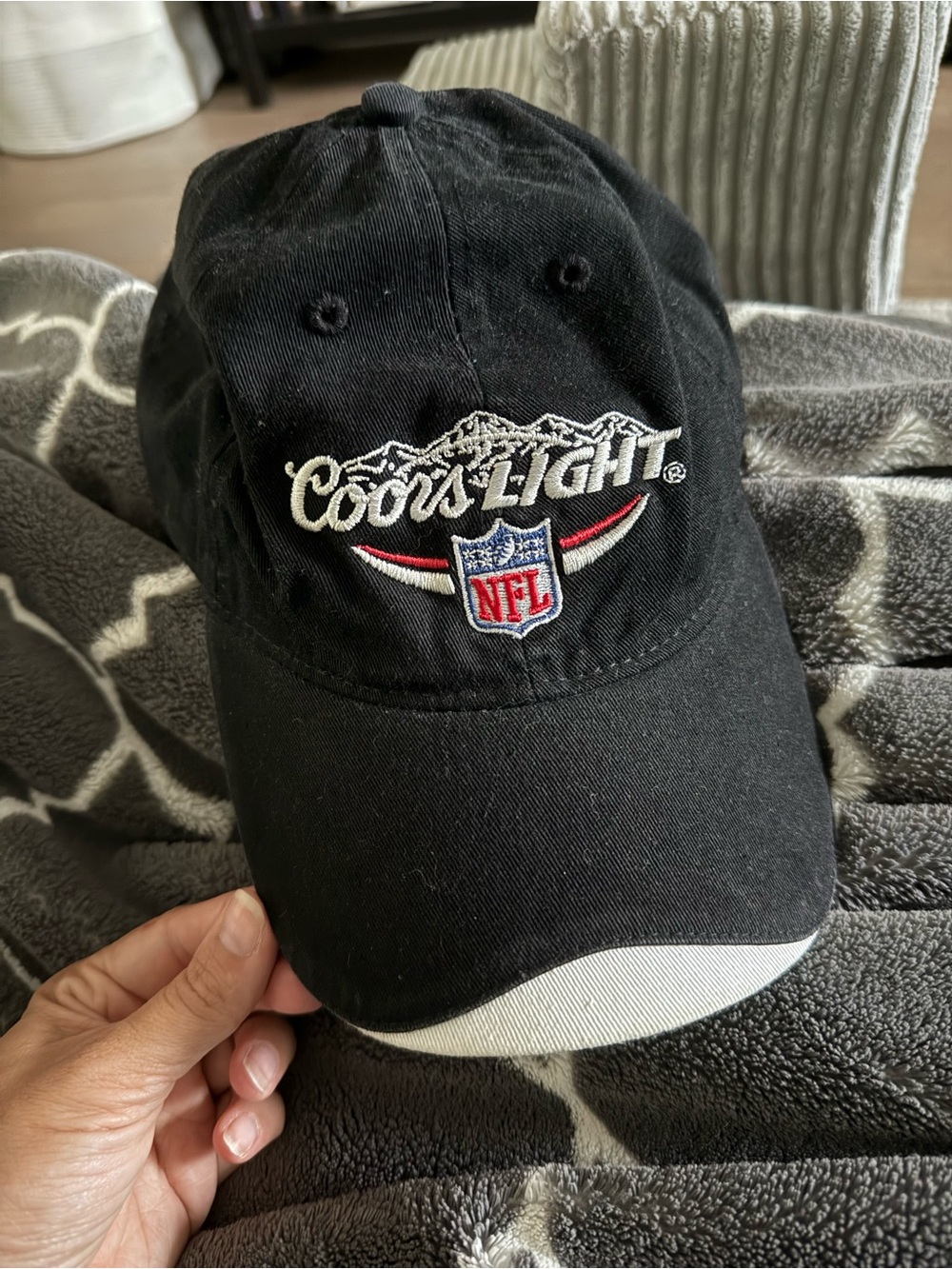 Coors light NFL black hat